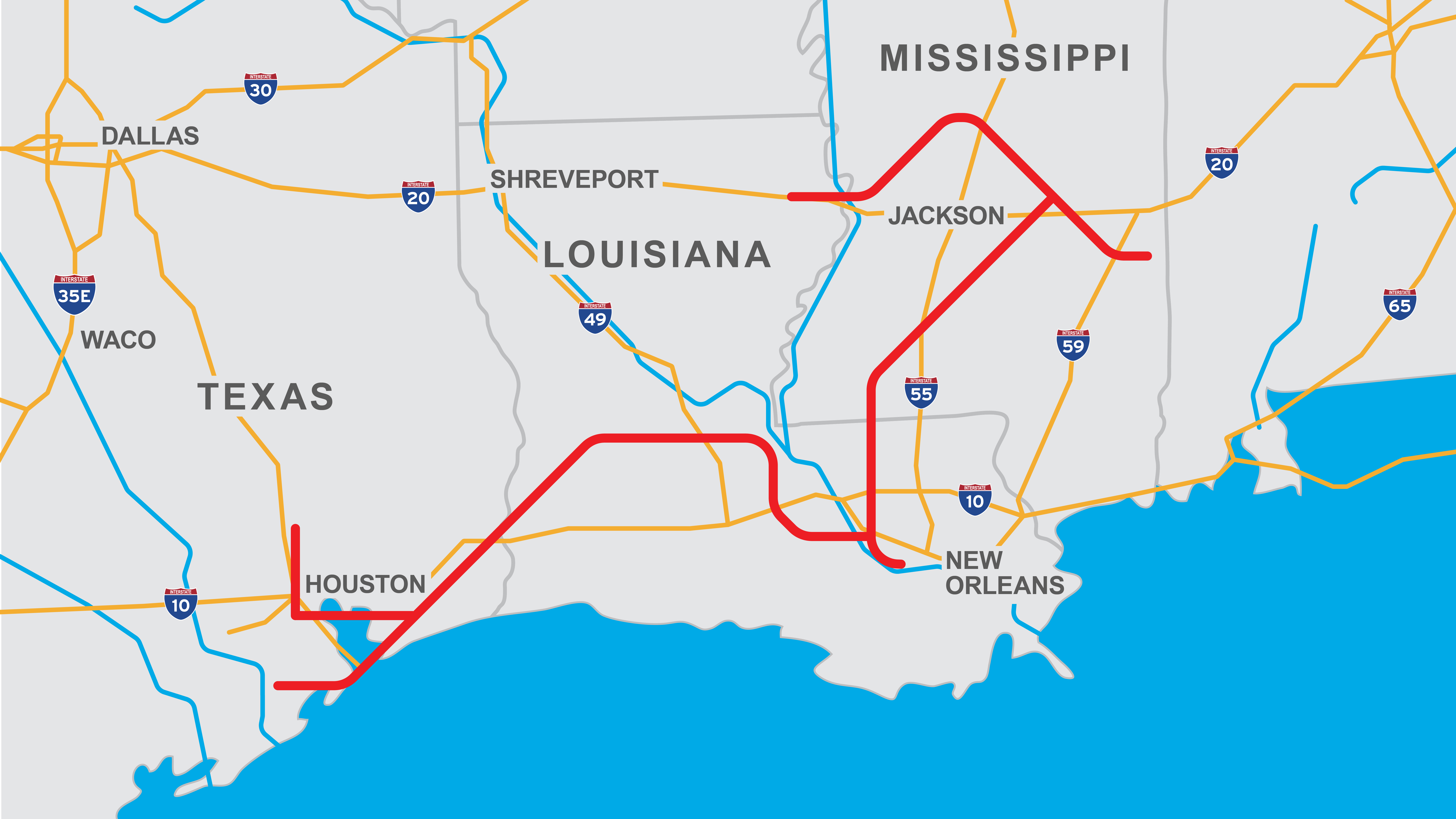 LA map