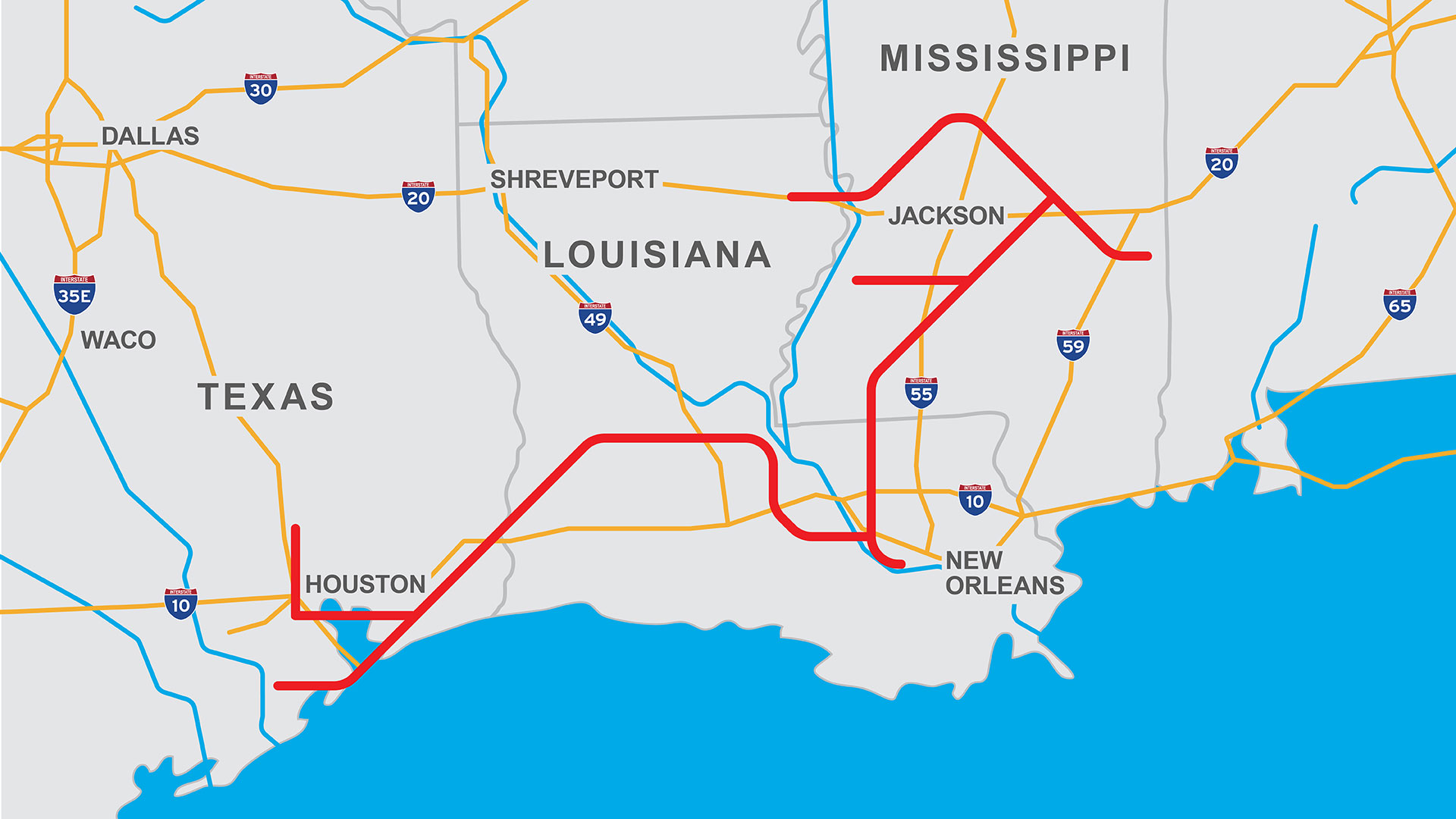 LA map